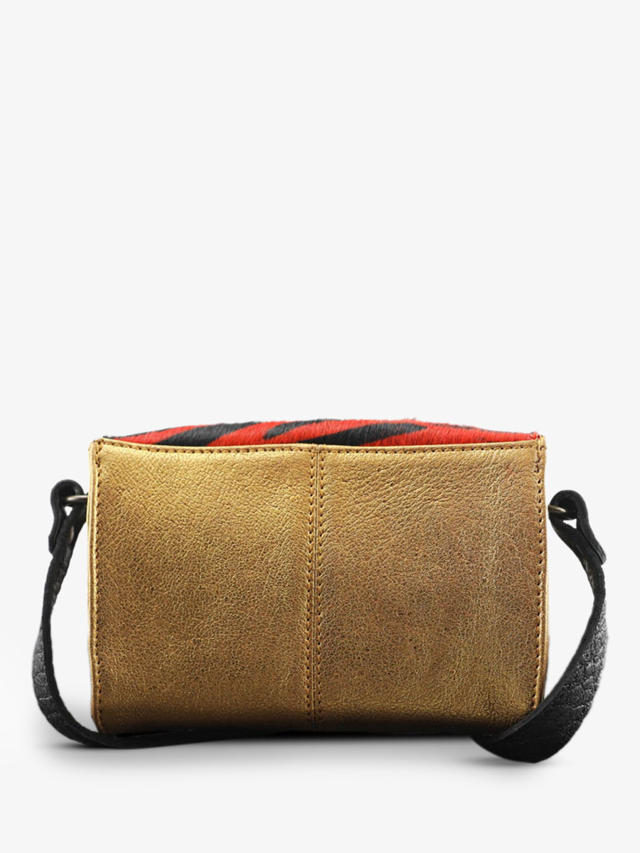 photo-vue-de-dos-sac-bandouliere-cuir-femme-orange-dore-le-mini-indispensable-zebre-orange-dore-paul-marius-w08s-z-o-g