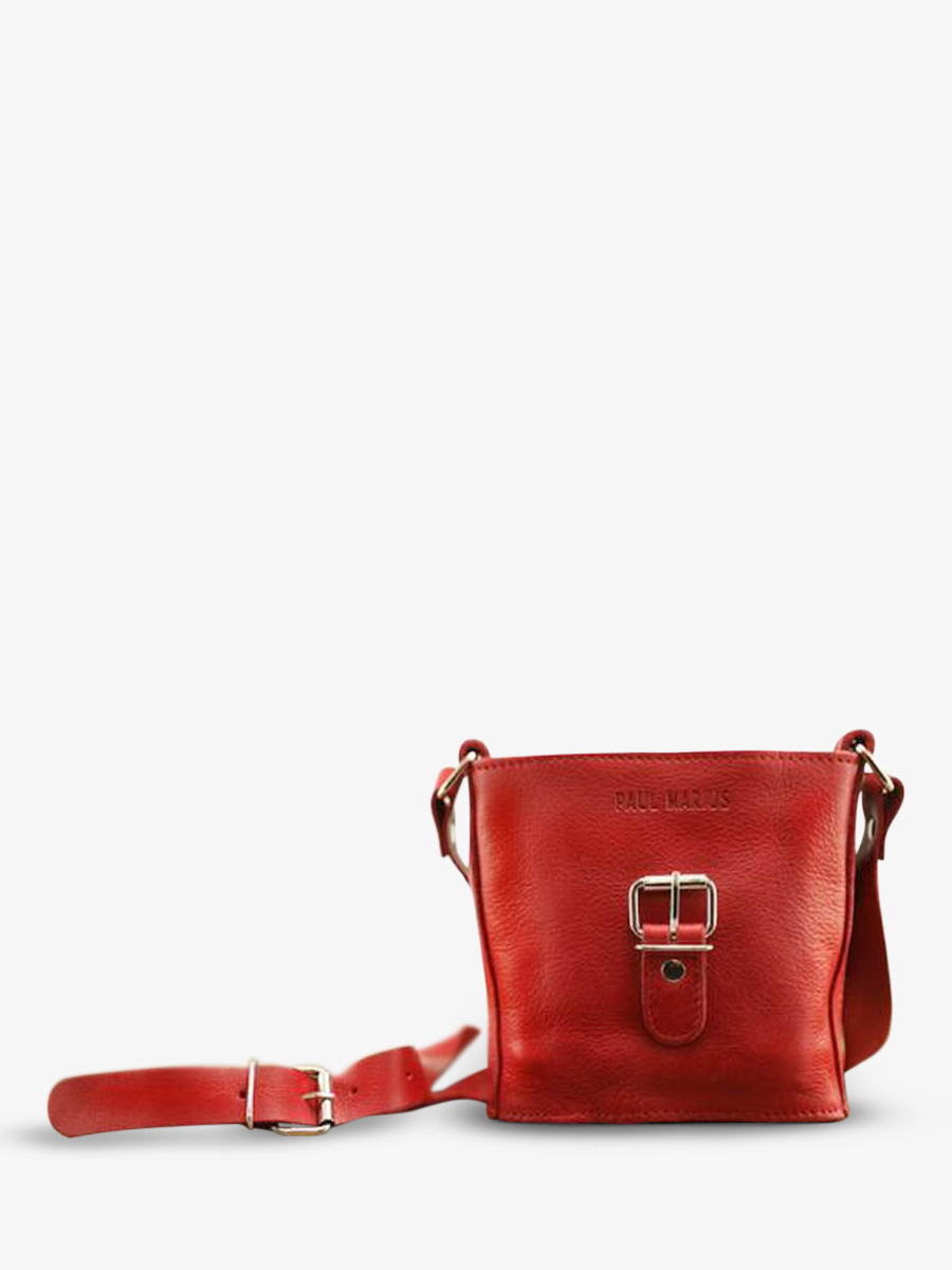 photo-vue-de-cote-sac-bandouliere-cuir-femme-rouge-lauthentique-s-rouge-paul-marius-m43s-r