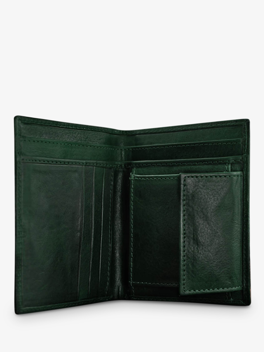 photo-interieur-portefeuille-cuir-pour-homme-vert-leportefeuille-marius-vert-forêt-huile-paul-marius-m31-odg