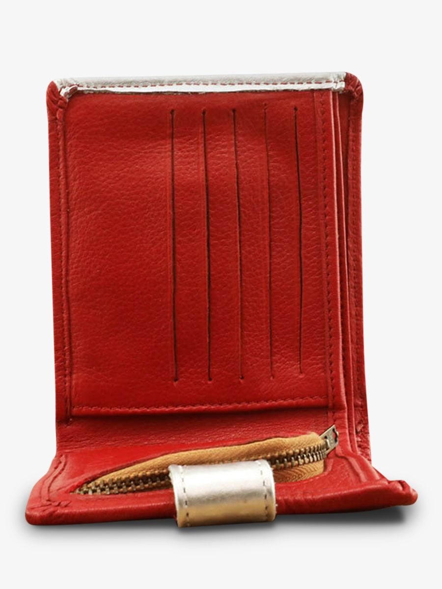photo-interieur-portefeuille-cuir-femme-rouge-argente-leportefeuille-louise-rouge-argente-paul-marius-m30-r-s