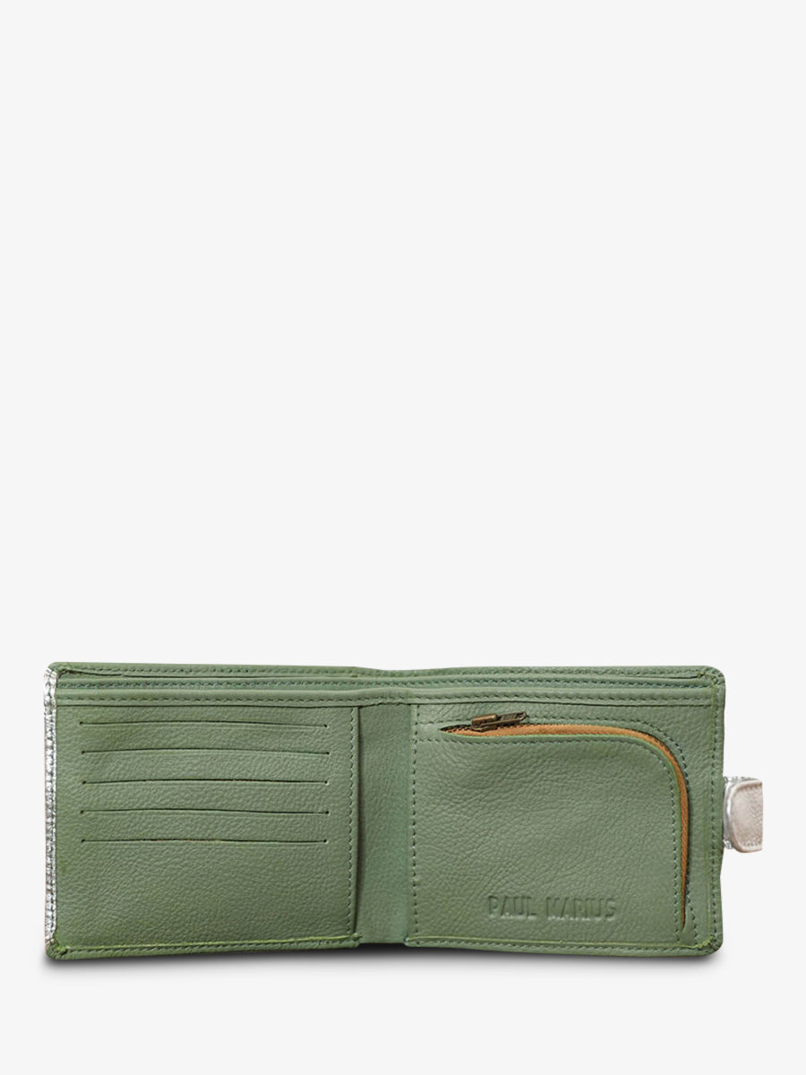 photo-interieur-portefeuille-cuir-femme-vert-argente-leportefeuille-louise-vert-amande-argente-paul-marius-m30-ga-s