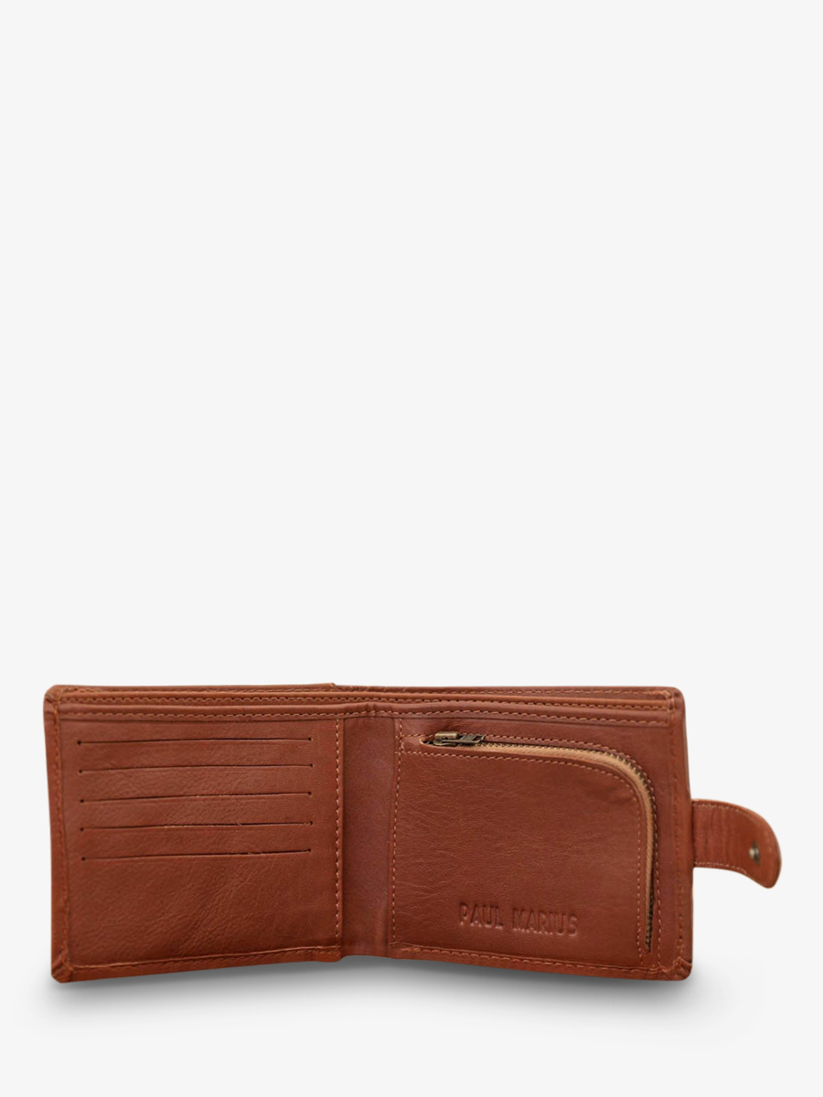 MonCompagnon Naturel - portefeuille cuir femme Marron