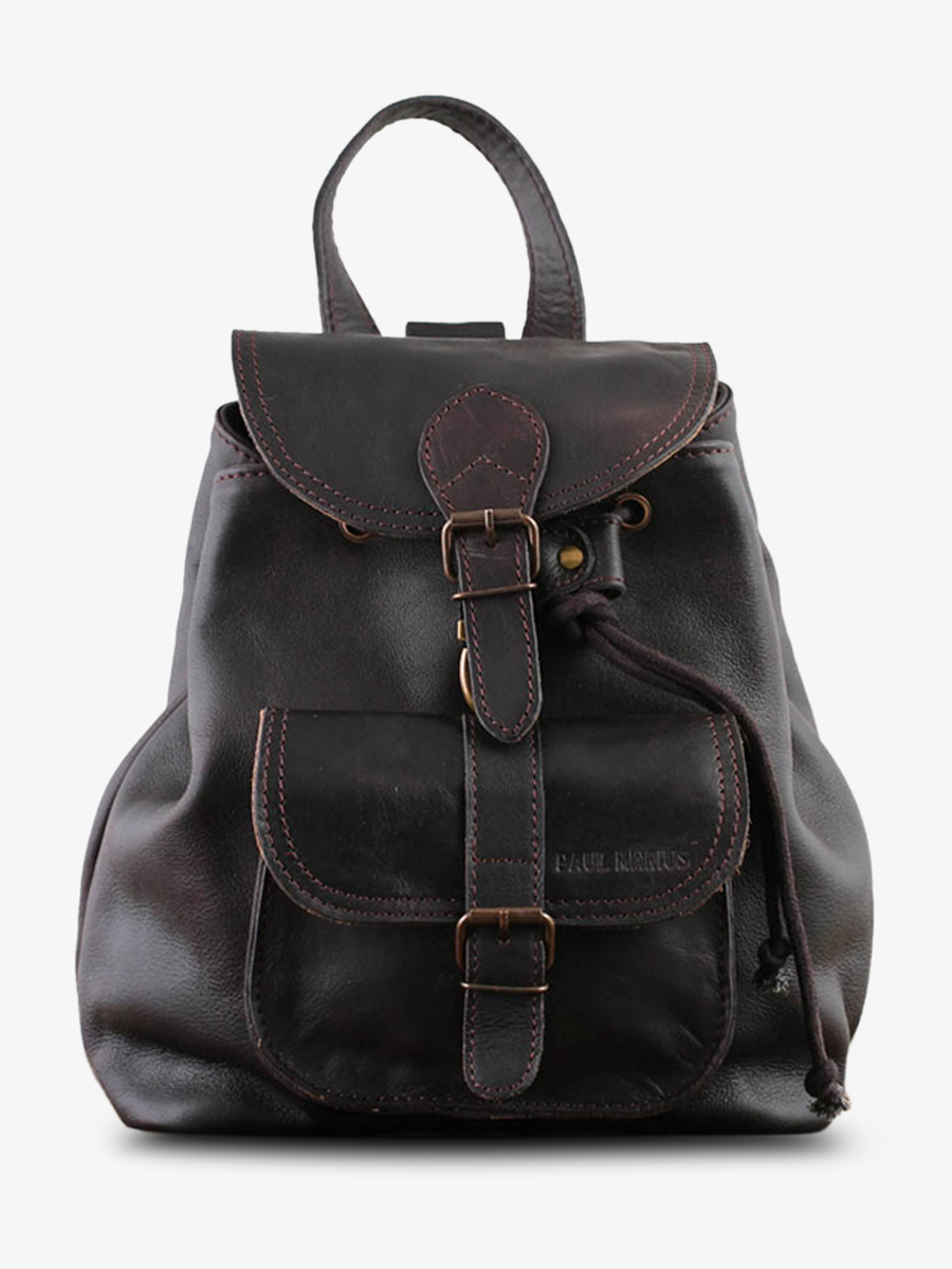 photo-vue-de-face-sac-a-dos-cuir-femme-noir-lebaroudeur-indus-paul-marius-m40-d