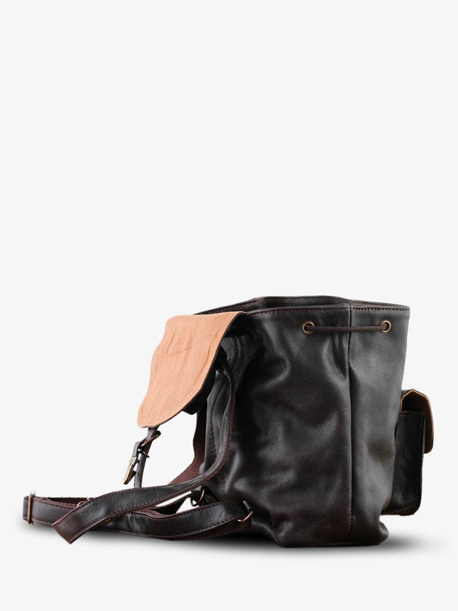 photo-vue-de-cote-sac-a-dos-cuir-femme-noir-lebaroudeur-indus-paul-marius-m40-d