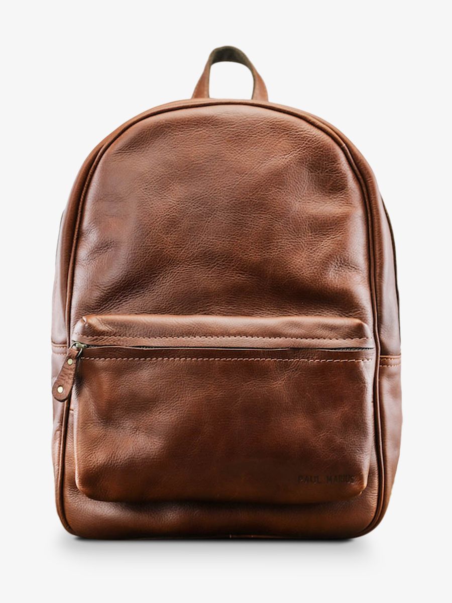 Sac à sales dos cuir marron