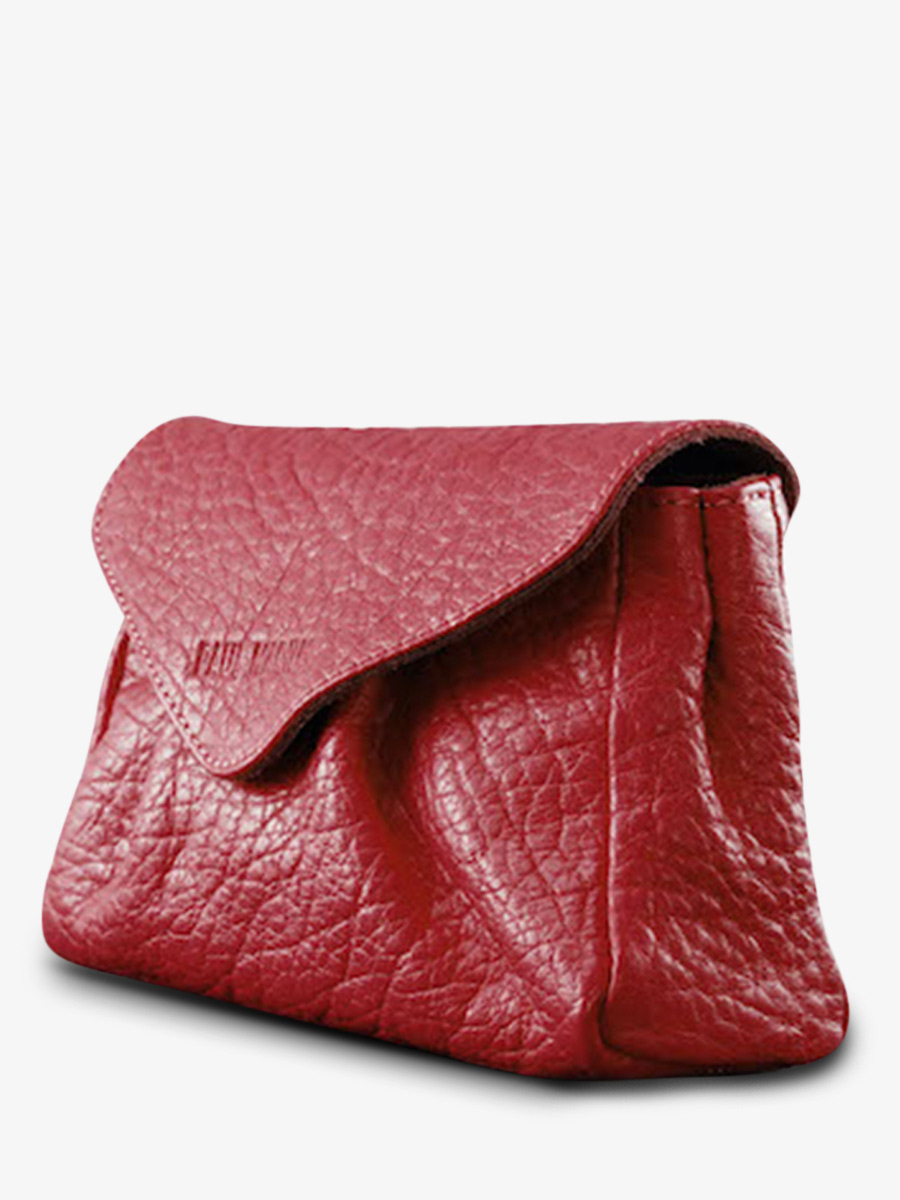 photo-vue-de-cote-sac-bandouliere-cuir-paulmarius-rouge-suzon-s-rouge-carmin-paul-marius-w25s-r