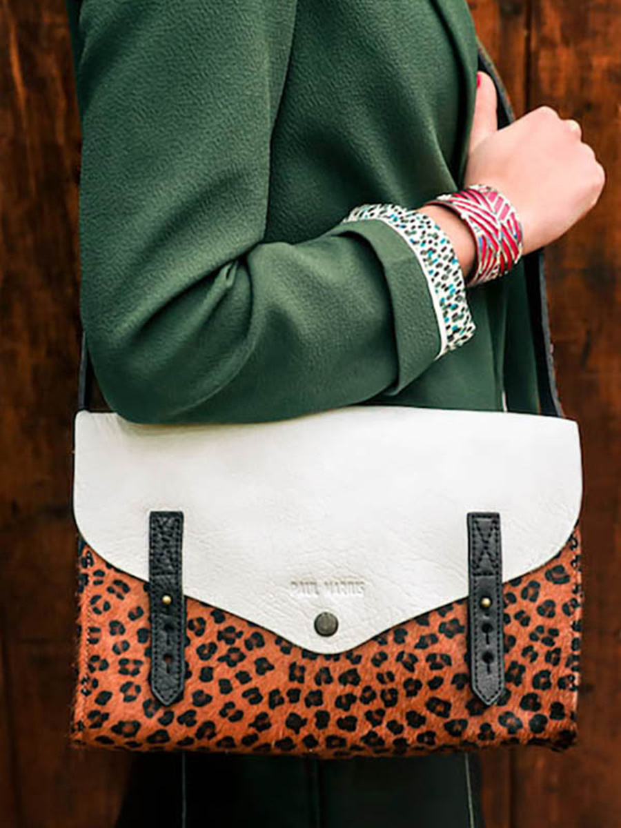 Sac bandoulière sales leopard femme