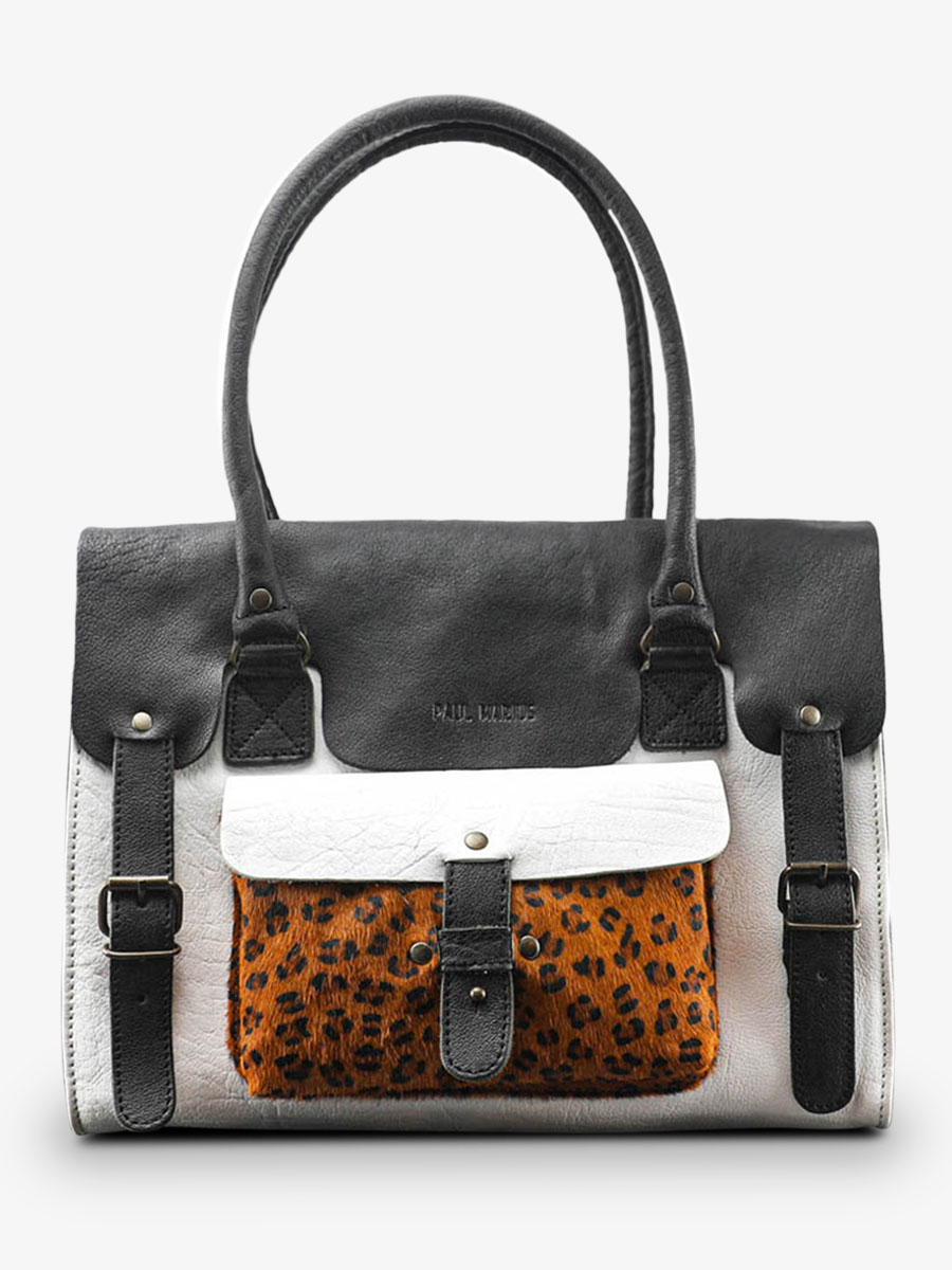 photo-vue-de-face-sac-bandouliere-cuir-femme-noir-blanc-lerive-gauche-m-leopard-noir-blanc-paul-marius-w01m-lp-b-w
