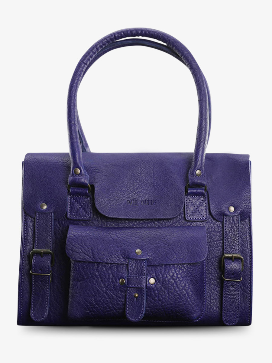 Sac Rive Gauche Léopard - Bleu marine