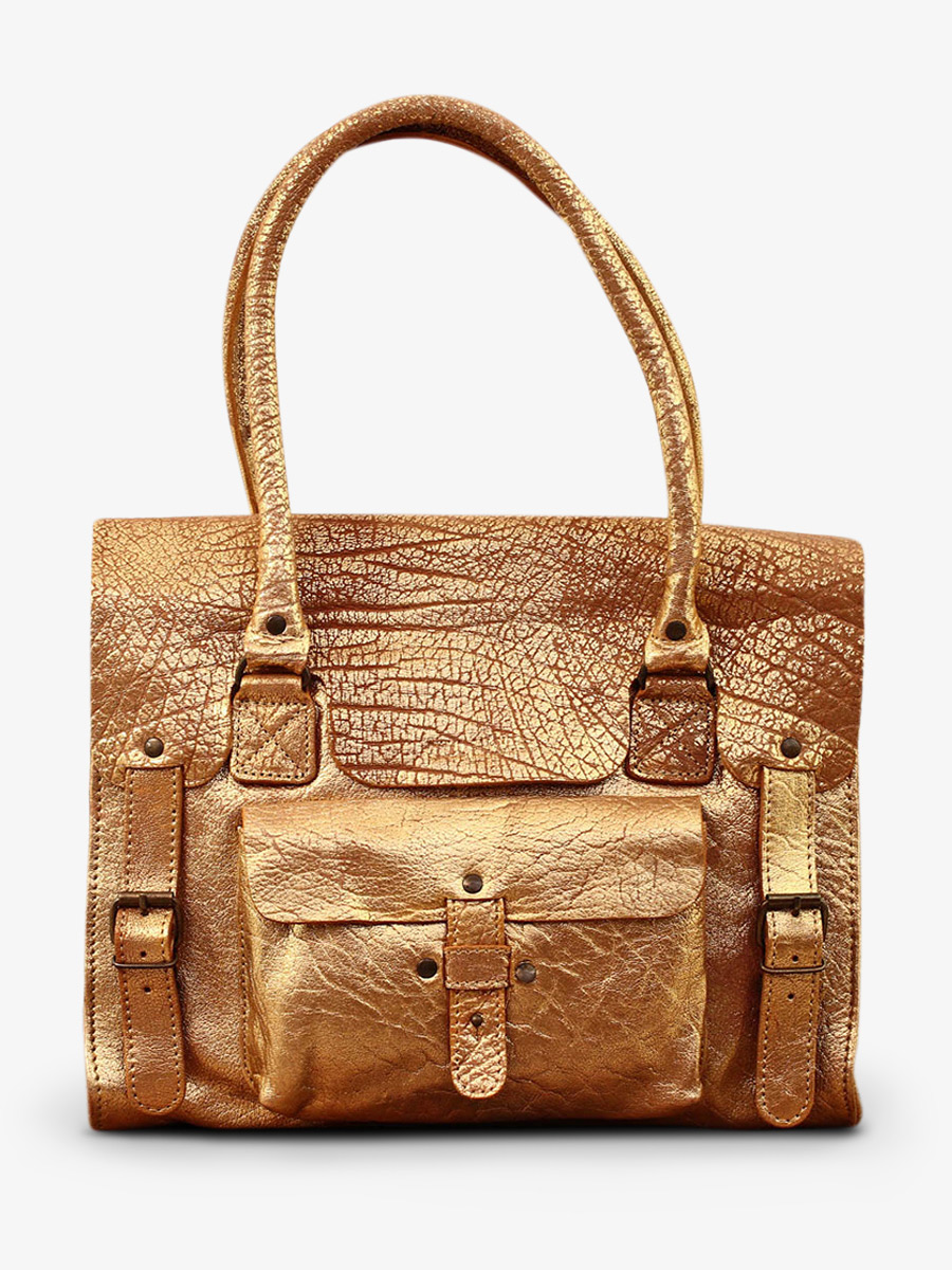photo-vue-de-face-sac-bandouliere-cuir-femme-dore-lerive-gauche-m-dore-paul-marius-w01m-gd