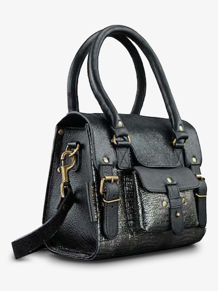 photo-vue-de-face-sac-bandouliere-cuir-femme-lerive-gauche-s-onyx-paul-marius-w01s-onyx