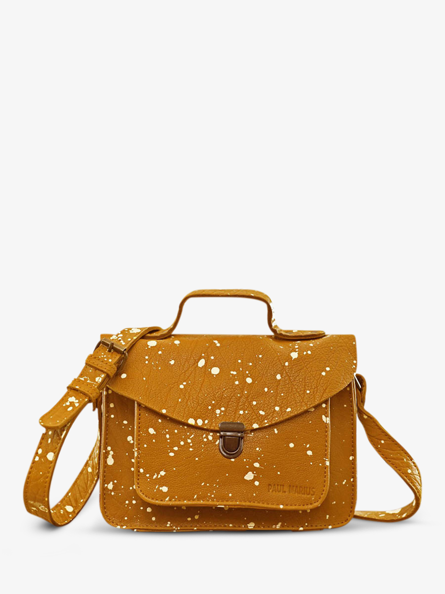 photo-vue-de-face-sac-bandouliere-cuir-femme-jaune-mademoiselle-george-artiste-safran-paul-marius-w05-a-y