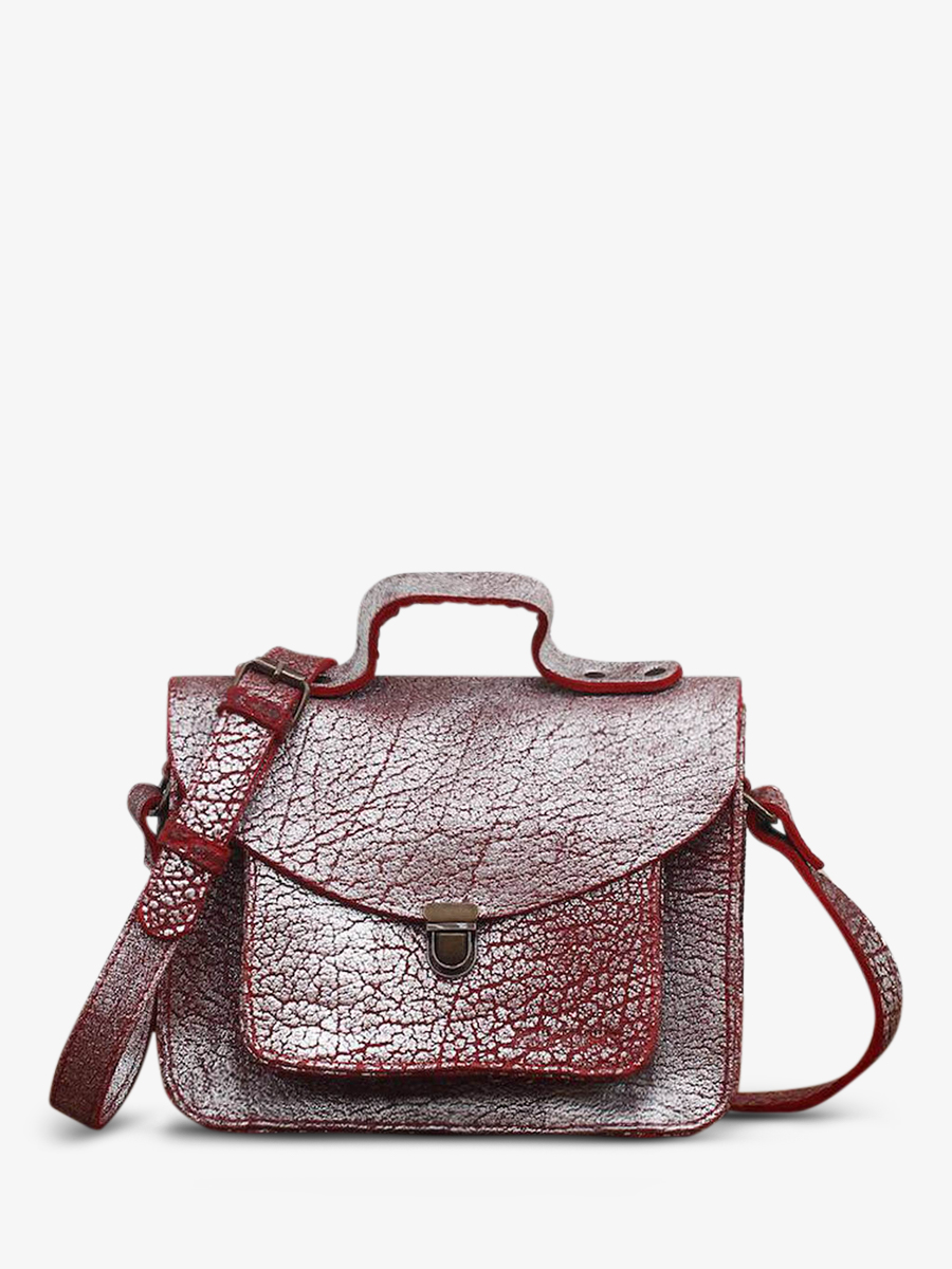 photo-vue-de-face-sac-bandouliere-cuir-femme-argente-mademoiselle-george-brique-argente-paul-marius-w05-rs