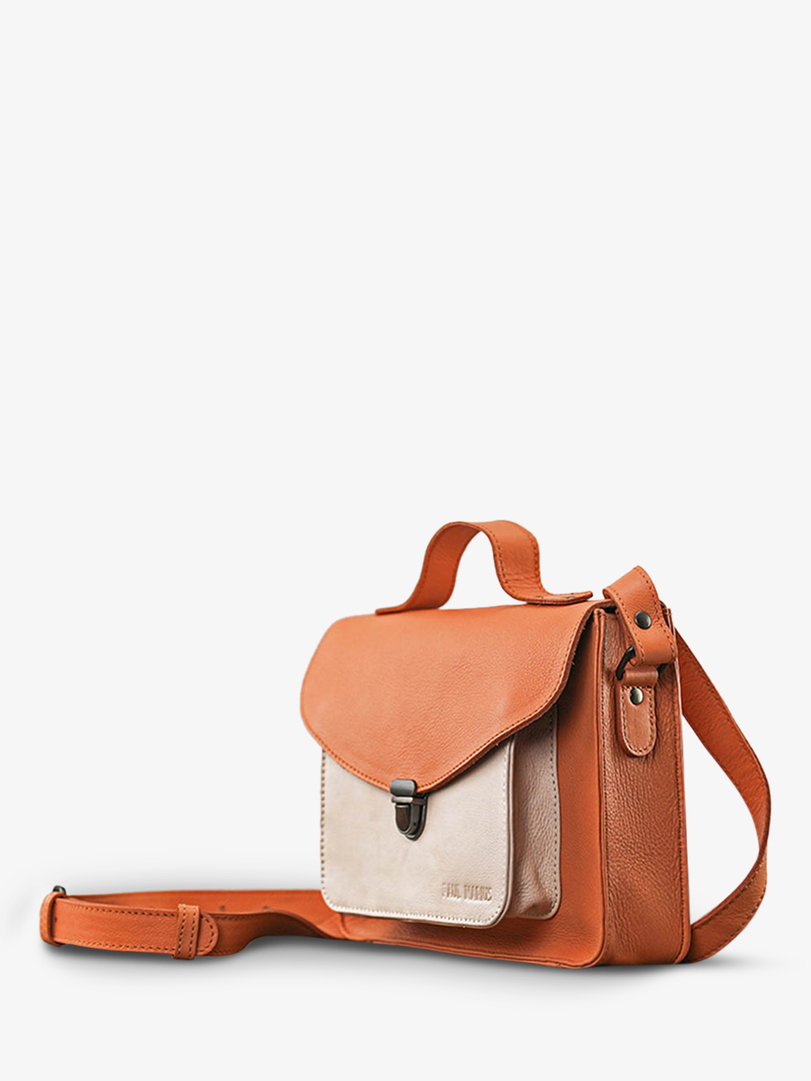 photo-vue-de-cote-sac-bandouliere-cuir-femme-orange-mademoiselle-george-cupcake-abricot-paul-marius-w05-ck-ab