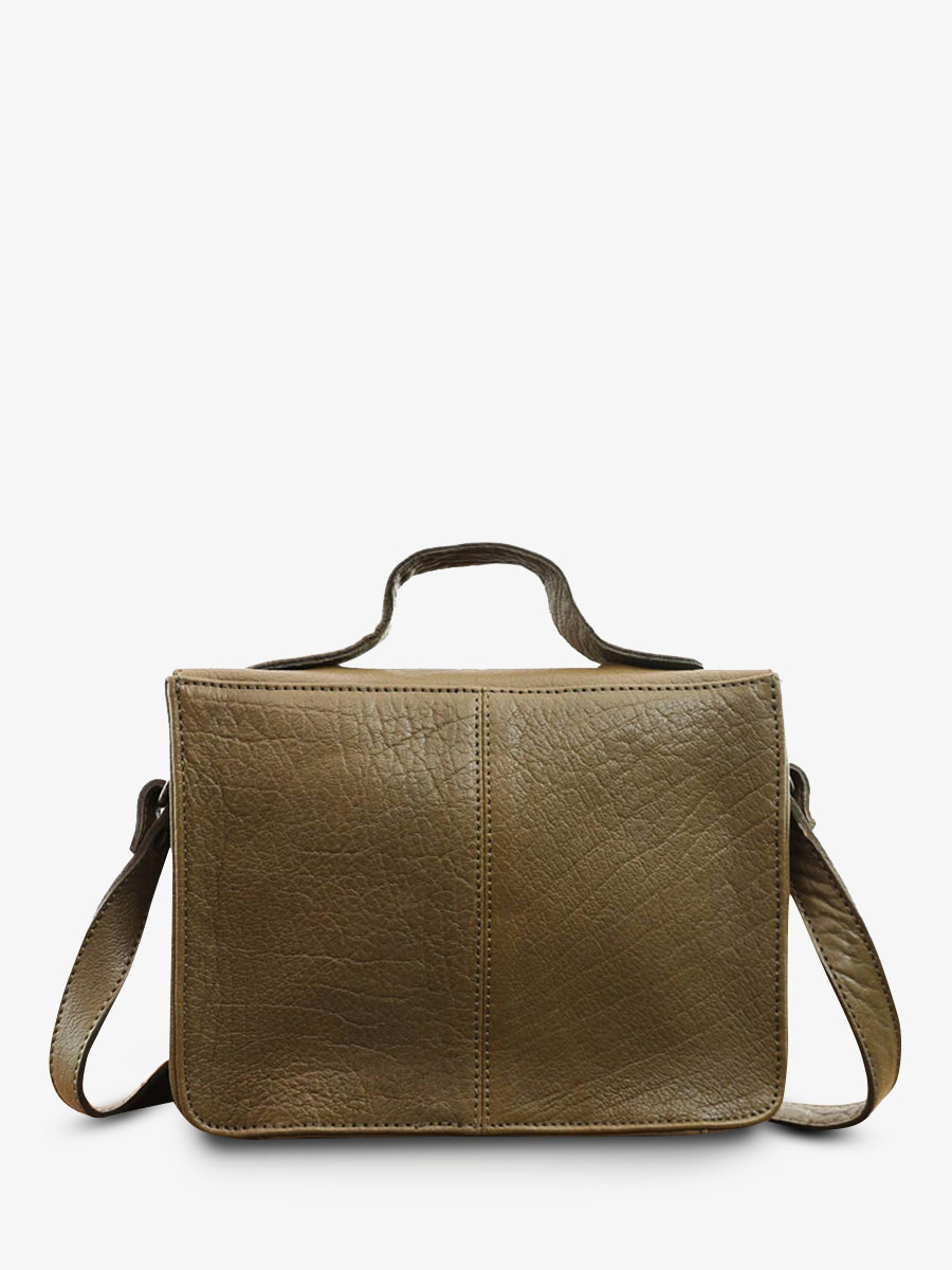 photo-vue-de-cote-sac-bandouliere-cuir-femme-kaki-vert-mademoiselle-george-kaki-dore-paul-marius-w05-k-g