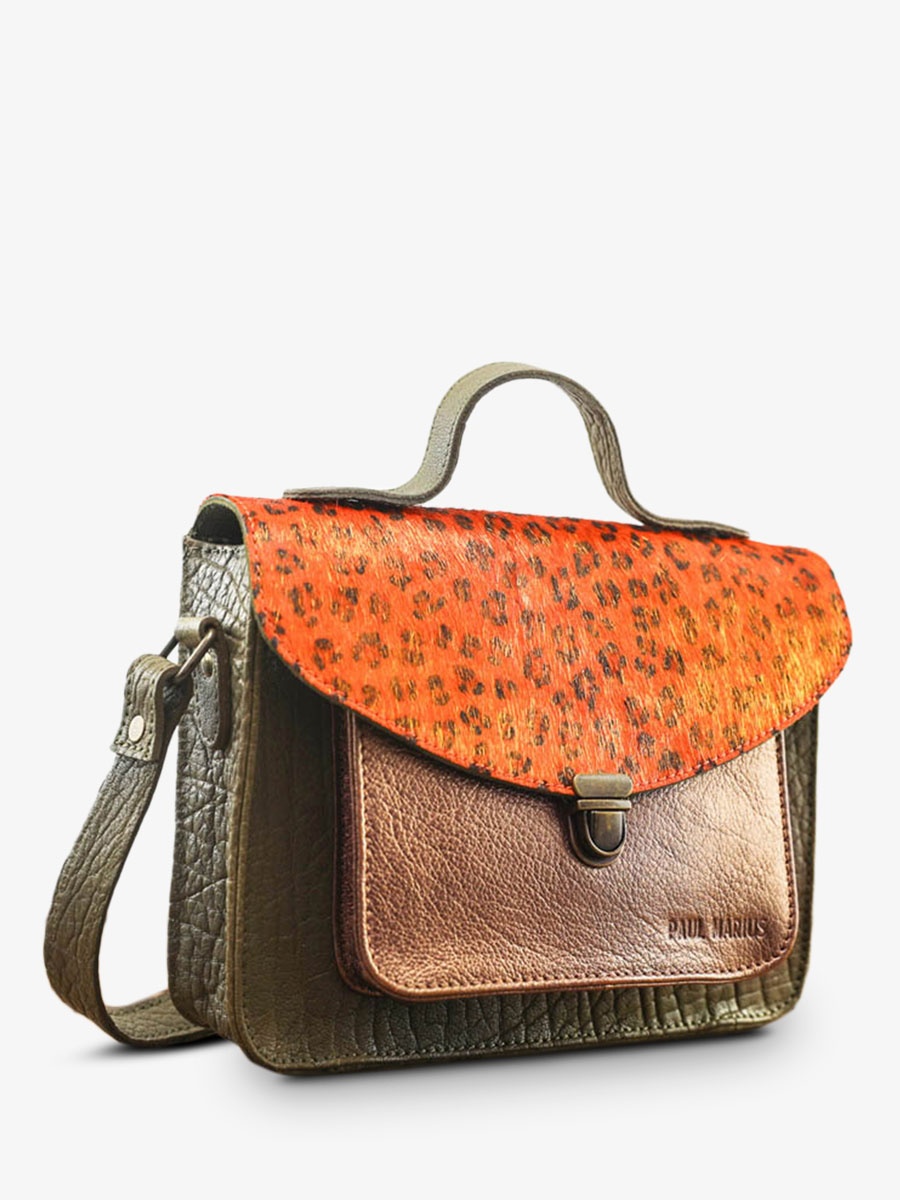 photo-vue-de-cote-sac-bandouliere-cuir-femme-orange-cuivre-mademoiselle-george-leopard-orange-cuivre-paul-marius-w05-lp-o-c