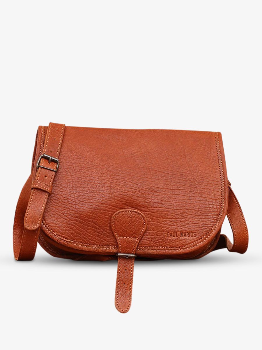 LeVagabond Naturel sac bandouliere cuir femme Marron PAUL MARIUS