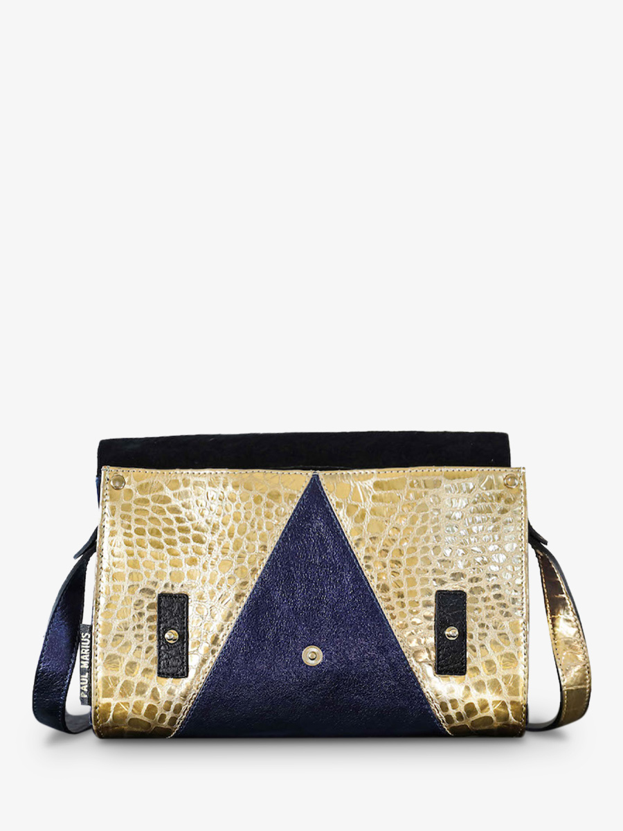 photo-vue-de-dos-sac-bandouliere-cuir-femme-dore-bleu-lindispensable-caiman-or-bleu-metallise-paul-marius-w08-c-g-mcblu