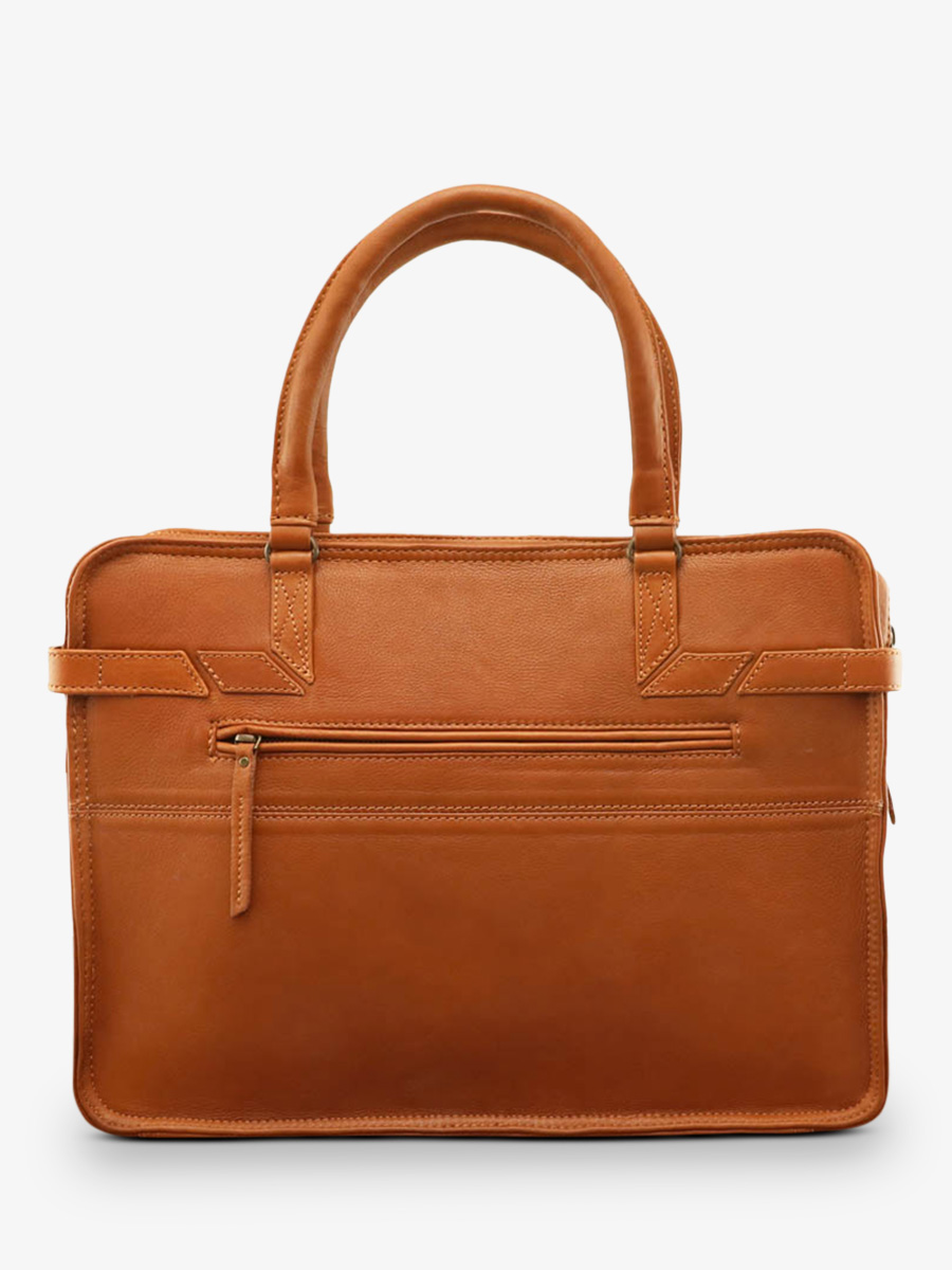 L Ambitieux Naturel porte document cuir Marron PAUL MARIUS
