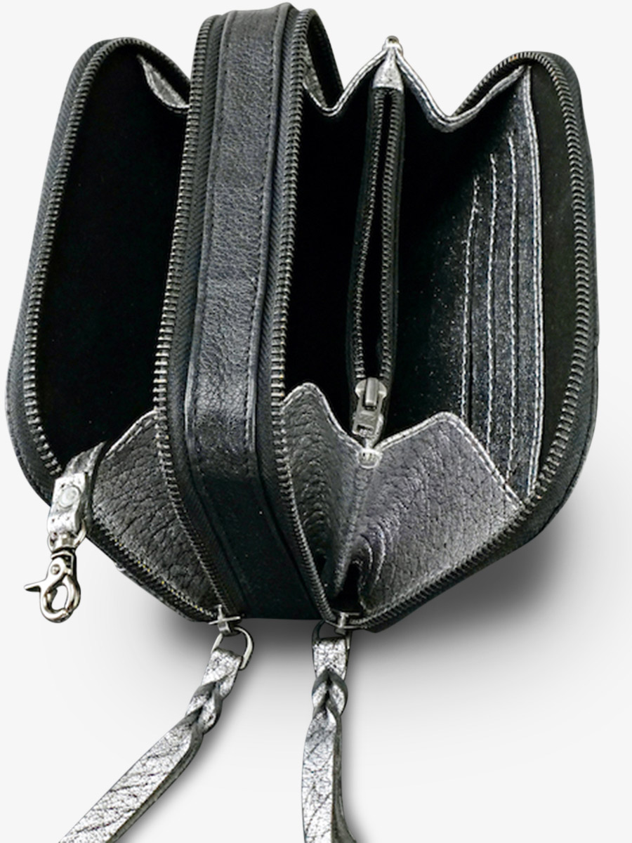 photo-interieur-sac-ceinture-cuir-femme-argente-noir-paula-argente-noir-paul-marius-m66-s-b