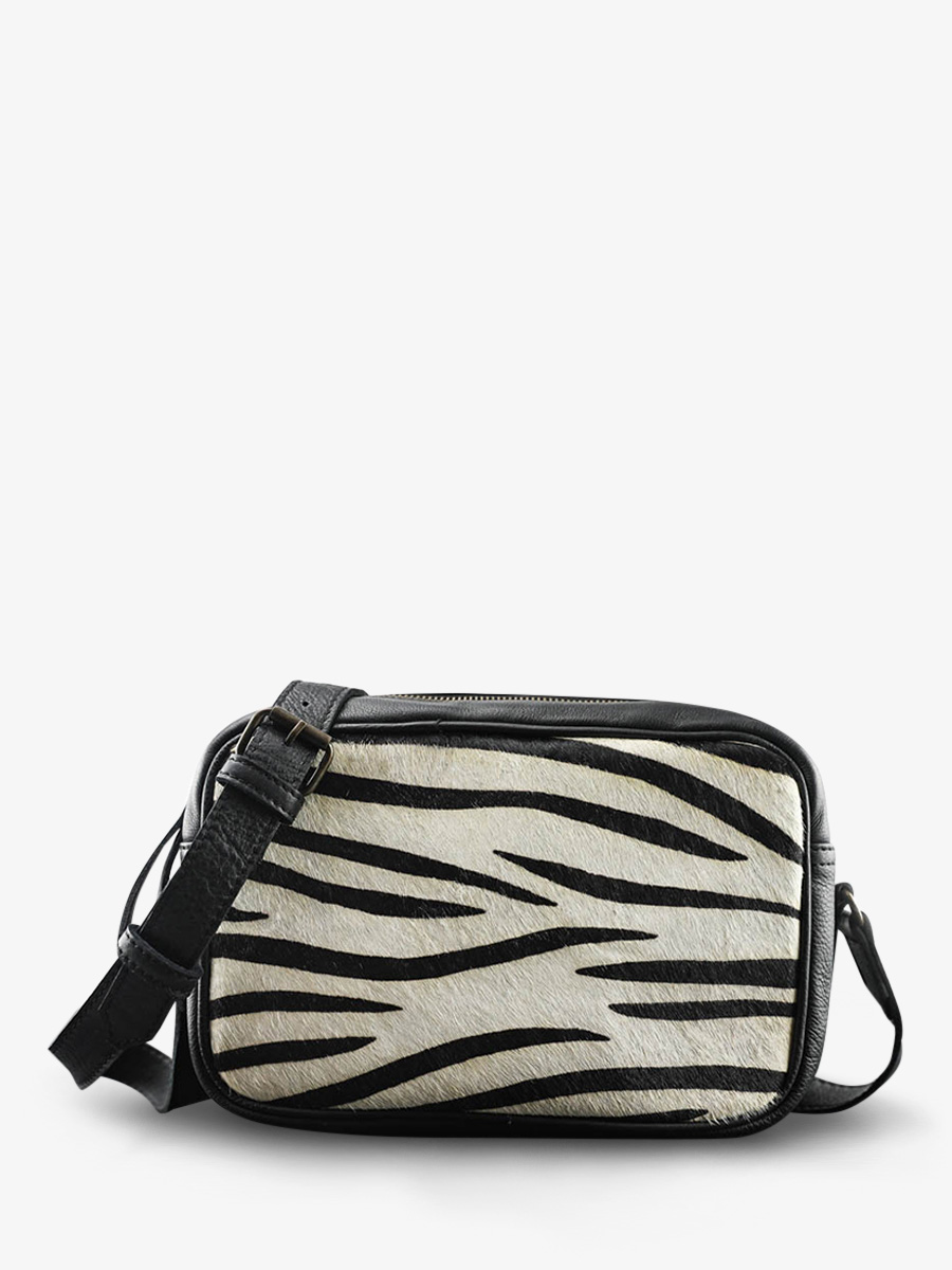 photo-vue-de-face-pochette-cuir-femme-noir-limpertinent-zebre-noir-paul-marius-w22-z-b
