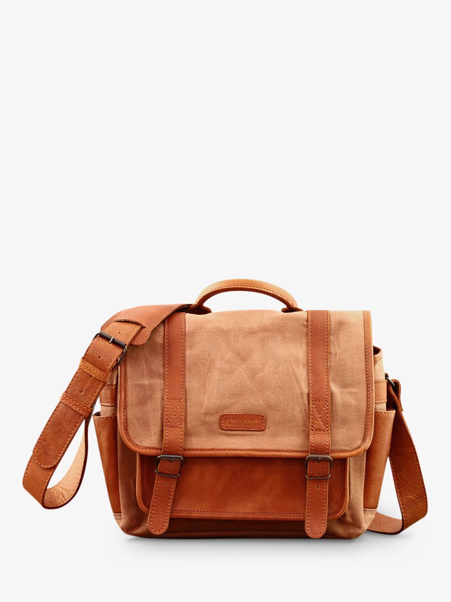 photo-vue-de-face-sac-photo-cuir-argentique-beige-lepetitreporter-toile-beige-paul-marius-m10-bc