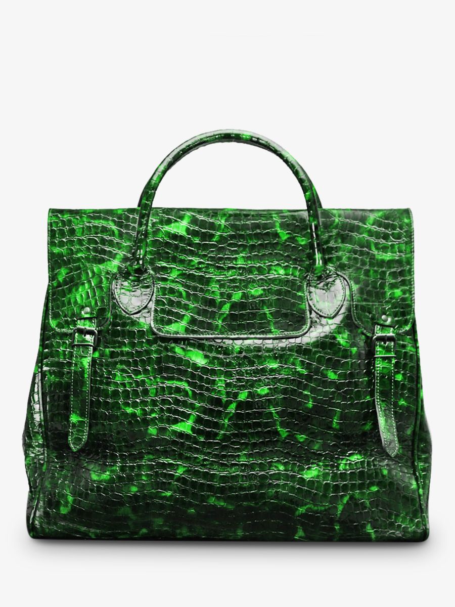 photo-interieur-grand-sac-de-voyage-cuir-homme-vert-rouen-delhi-caiman-emeraude-verni-paul-marius-m105-c-ed