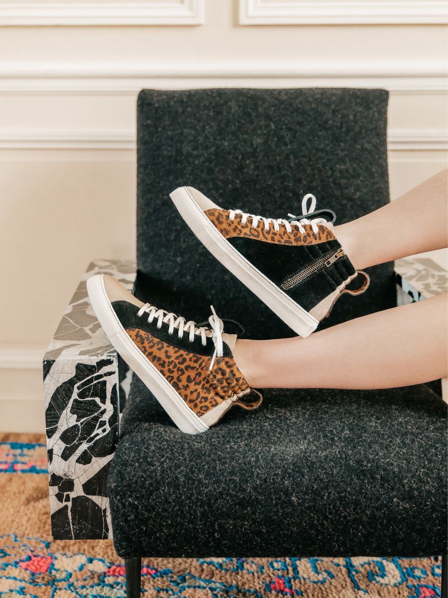 Chaussure leopard homme clearance