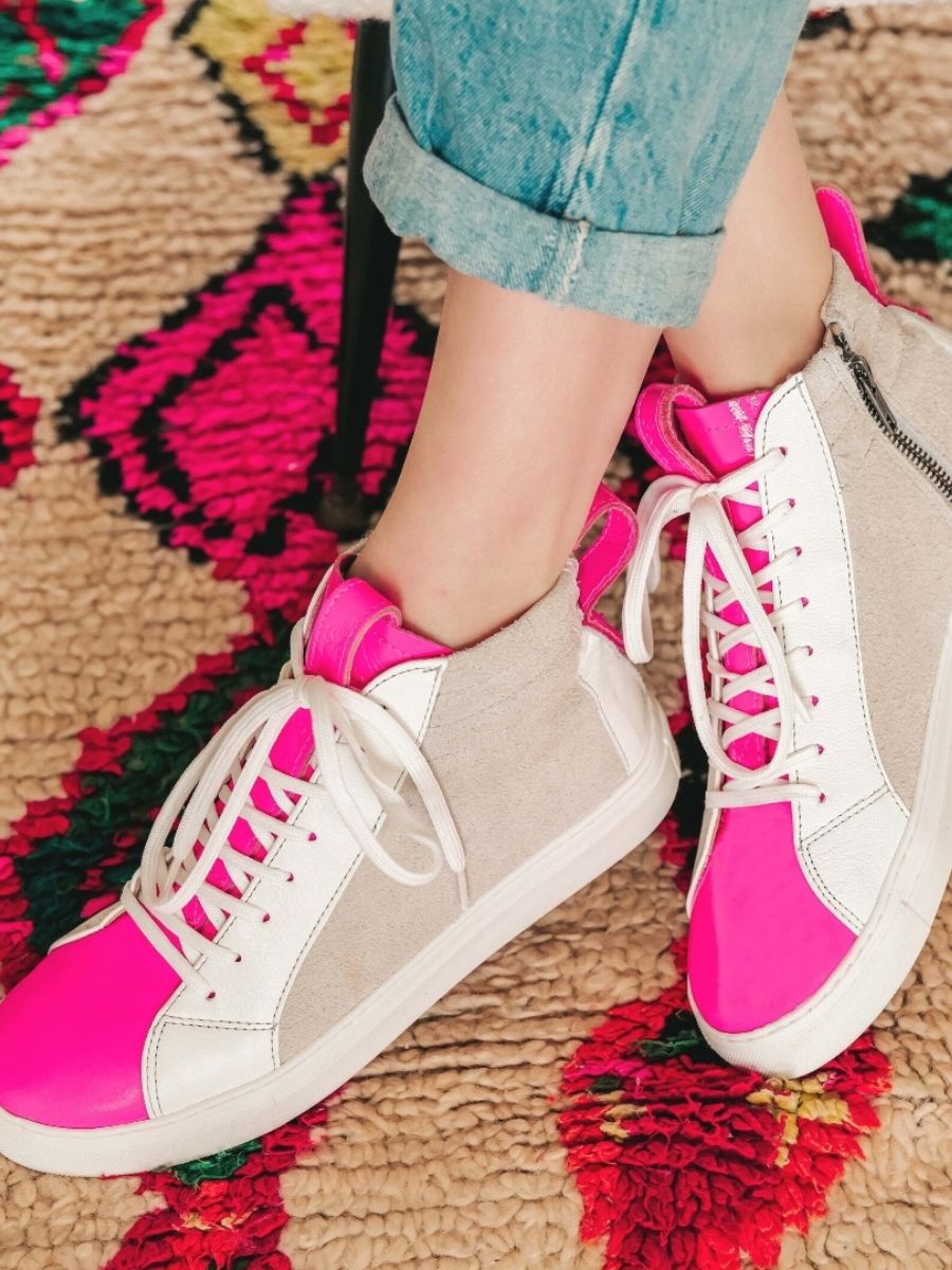 photo-vue-de-cote-sneaker-femme-cuir-rose-pm001-neon-rose-paul-marius-pm001-neon-pi-s36