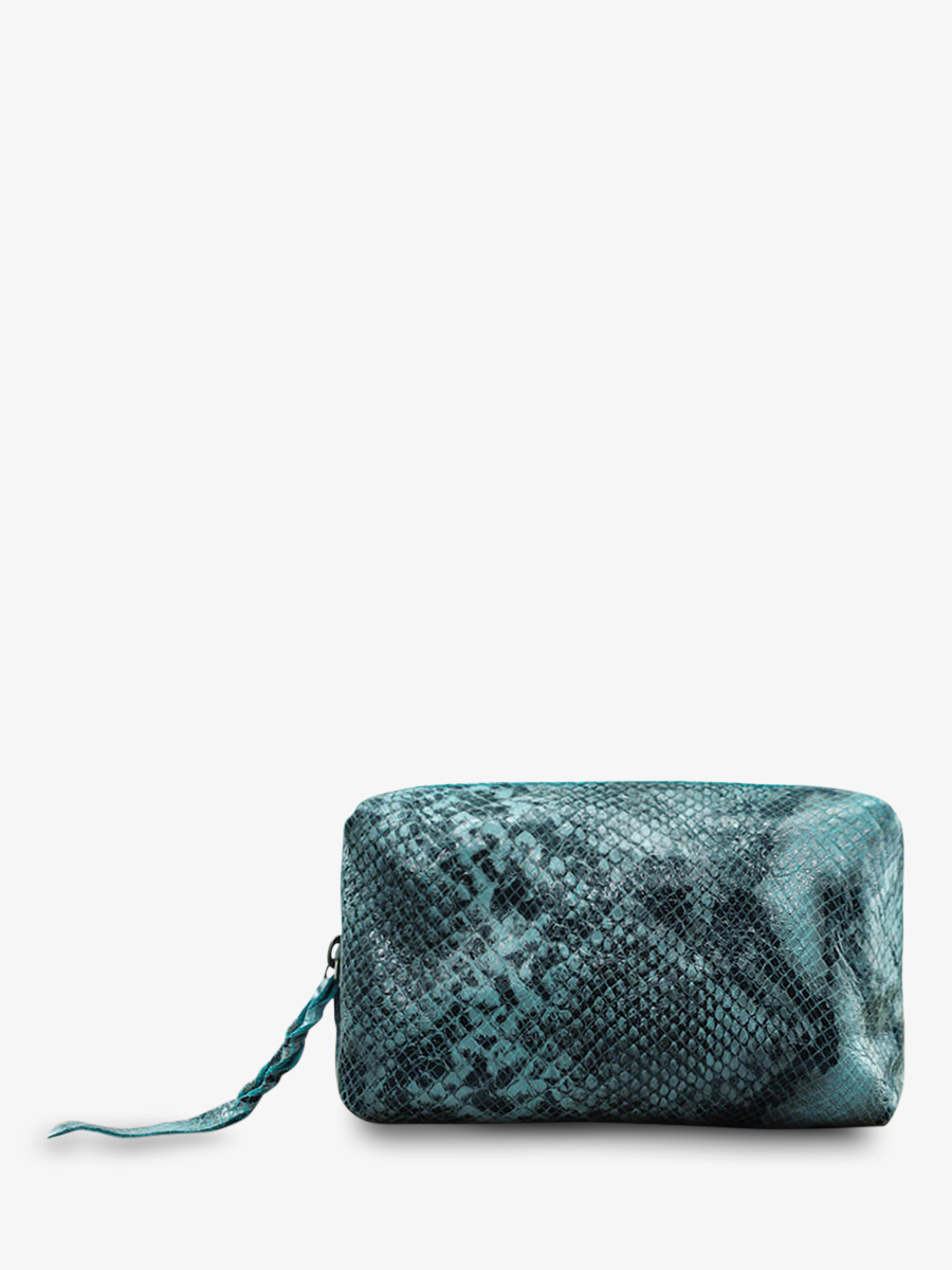 photo-vue-de-face-pochette-cuir-femme-bleu-adele-python-bleu-piscine-paul-marius-m500-p-blu