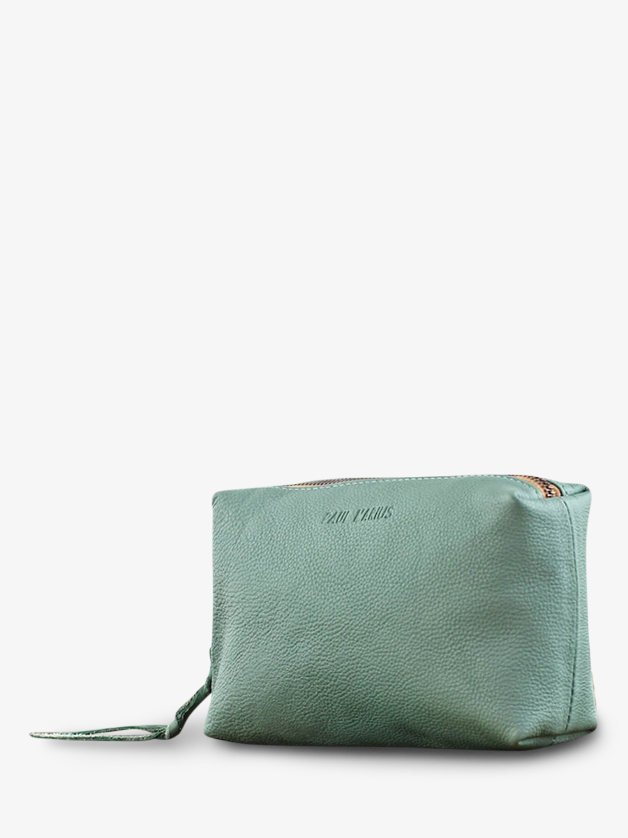 photo-vue-de-cote-pochette-cuir-femme-vert-adele-vert-amande-paul-marius-m500-ga