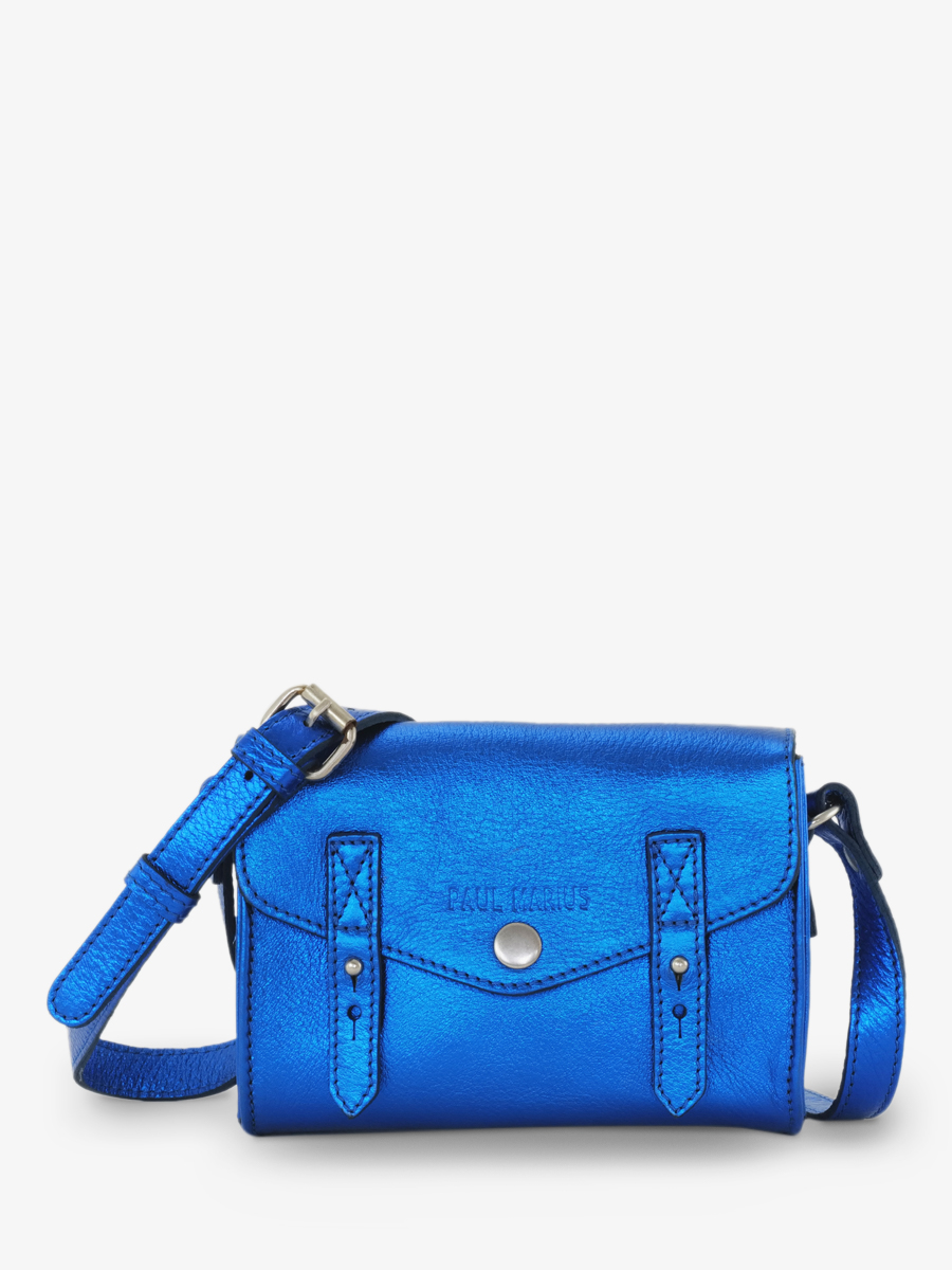 photo-vue-de-face-sac-bandouliere-cuir-femme-bleu-le-mini-indispensable-ultraviolet-paul-marius