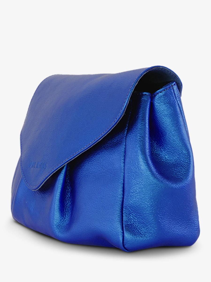 Pochette best sale bleu electrique