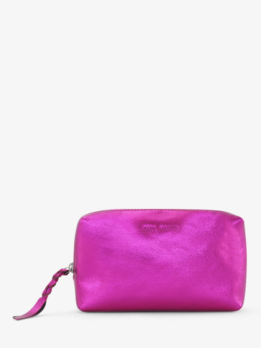 photo-vue-de-face-pochette-cuir-femme-rose-adele-ultraviolet-paul-marius-m500-uv-pi