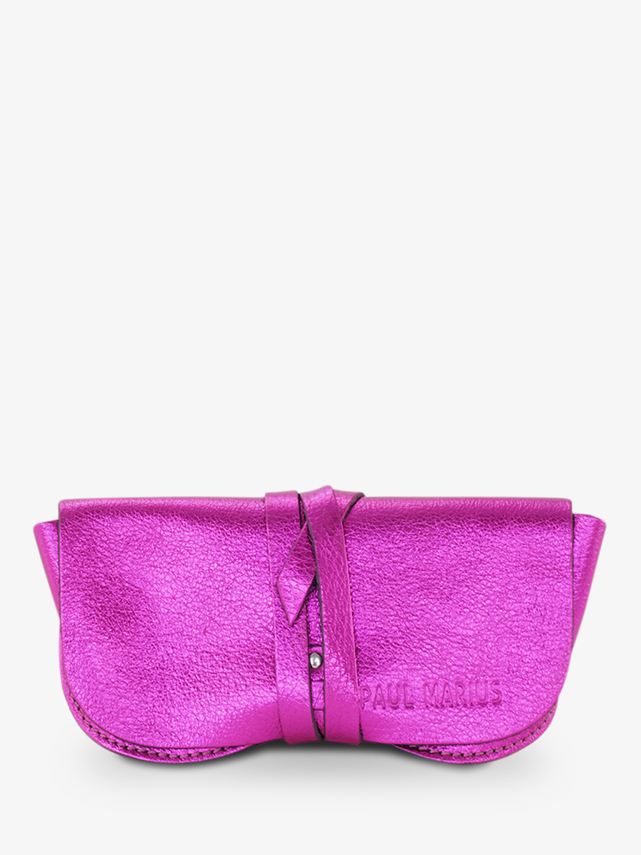 L Etui a Lunettes Rose Electrique etui a lunettes cuir femme rose PAUL MARIUS