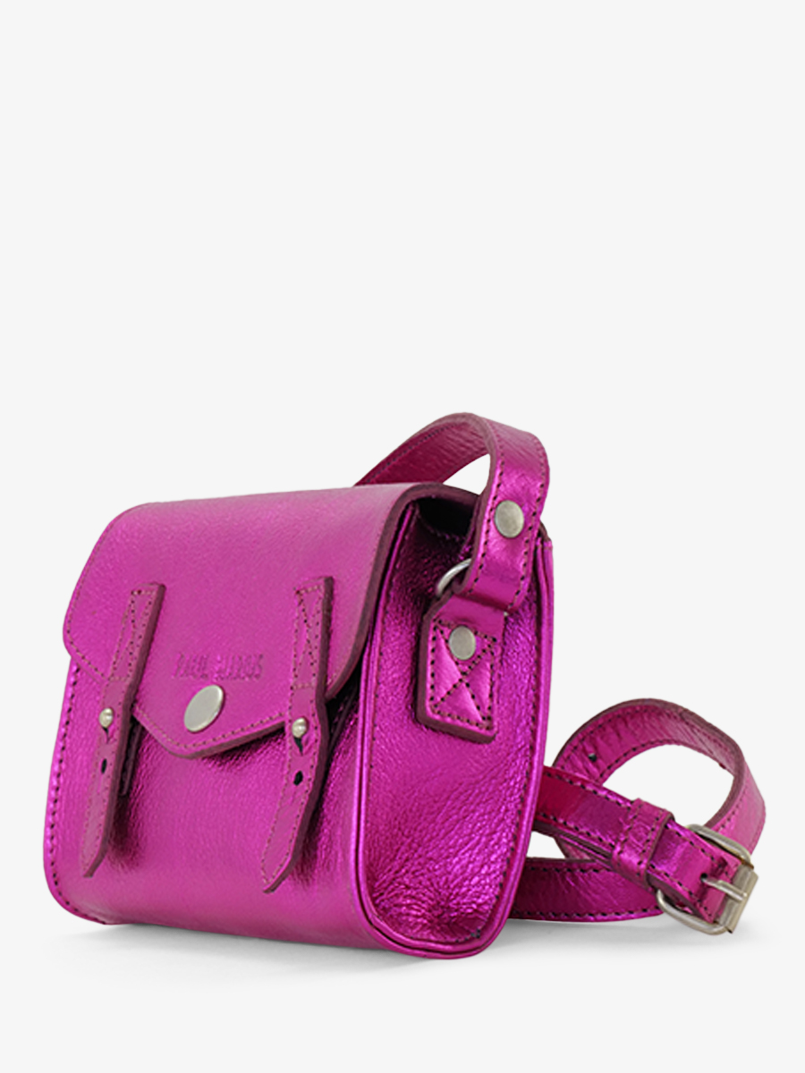 photo-vue-de-cote-sac-bandouliere-cuir-femme-rose-le-mini-indispensable-ultraviolet-paul-marius-w08s-uv-pi