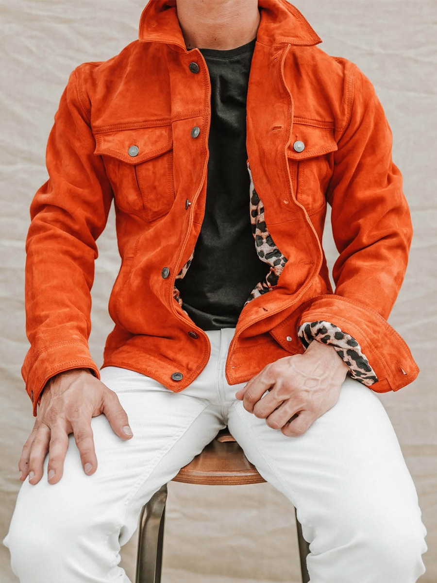 photo-vue-de-face-veste-cuir-nubuck-homme-orange-lenumero-1-tangerine-paul-marius-blouson-o-s