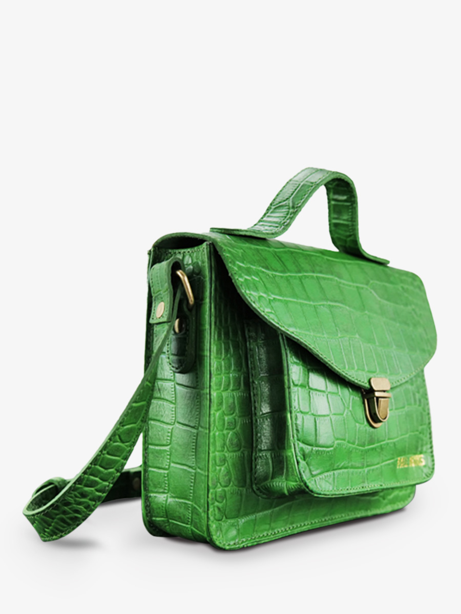 photo-vue-de-cote-sac-bandouliere-cuir-femme-vert-mademoiselle-george-alligator-cocktail-jade-paul-marius-w05-a-gr