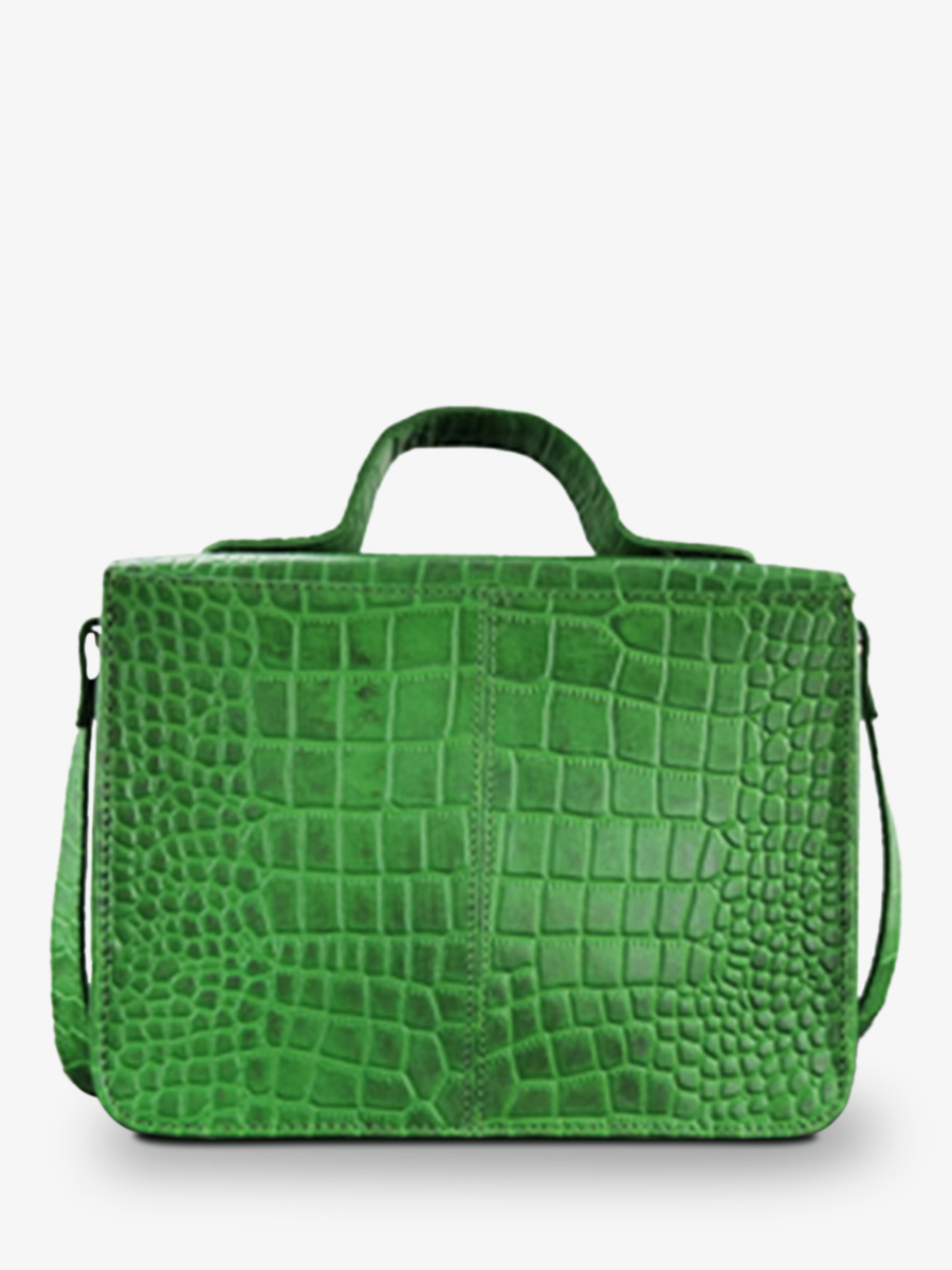 photo-vue-de-dos-sac-bandouliere-cuir-femme-vert-mademoiselle-george-alligator-cocktail-jade-paul-marius-w05-a-gr