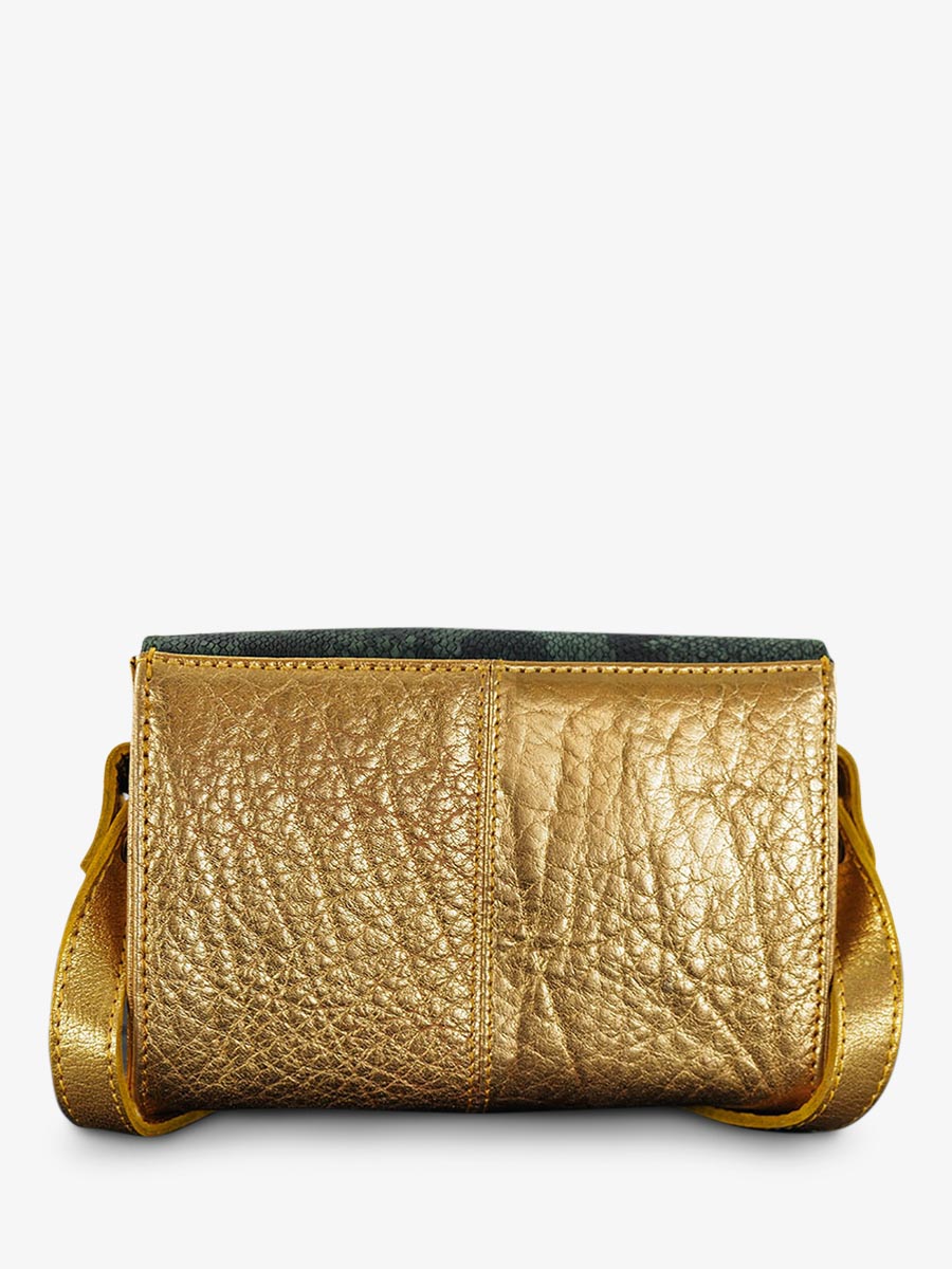 photo-vue-de-dos-sac-bandouliere-cuir-femme-vert-le-mini-indispensable-python-vert-forêt-paul-marius-w08s-p-gf-g