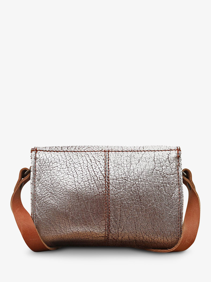 photo-vue-de-dos-sac-bandouliere-cuir-femme-argente-le-mini-indispensable-ambre-argente-paul-marius-w08s-bs
