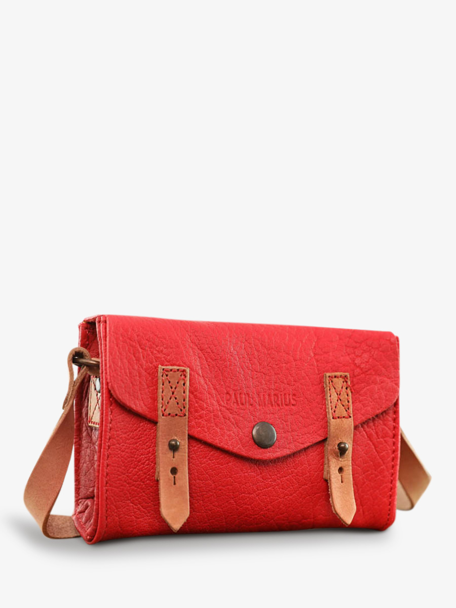 photo-vue-de-cote-sac-bandouliere-cuir-femme-rouge-le-mini-indispensable-rouge-carmin-paul-marius-w08s-r