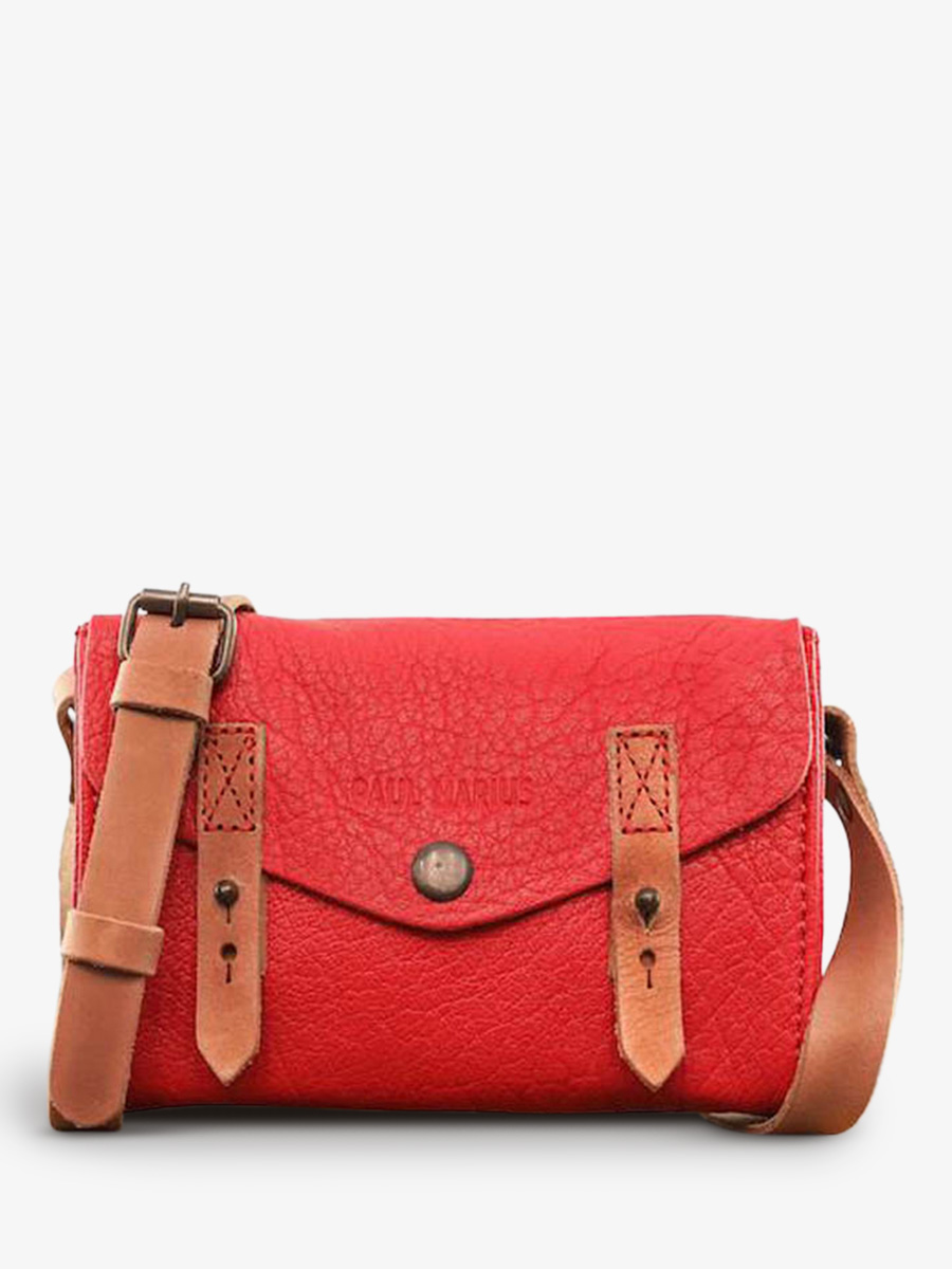 photo-vue-de-face-sac-bandouliere-cuir-femme-rouge-le-mini-indispensable-rouge-carmin-paul-marius-w08s-r