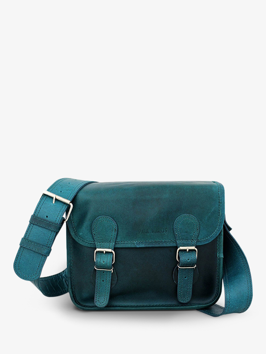 photo-vue-de-face-sac-bandouliere-cuir-femme-vert-bleu-lasacoche-s-cobalt-paul-marius-m02s10-db