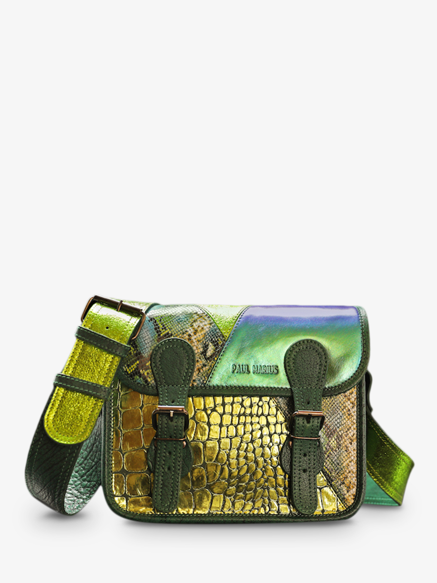 photo-vue-de-face-sac-bandouliere-cuir-femme-multicolore-lasacoche-s-chimere-dragon-paul-marius-m02s10-ch-gr