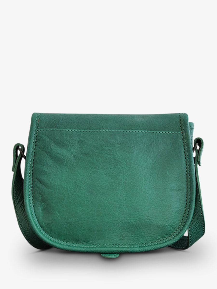 photo-vue-de-face-sac-bandouliere-cuir-femme-vert-paul-marius-lebohemien