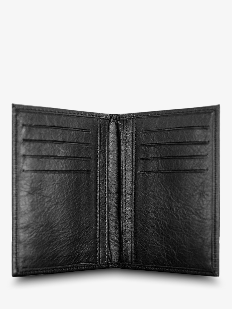 LePortefeuille ALDO Noir porte carte bancaire cuir Noir PAUL MARIUS