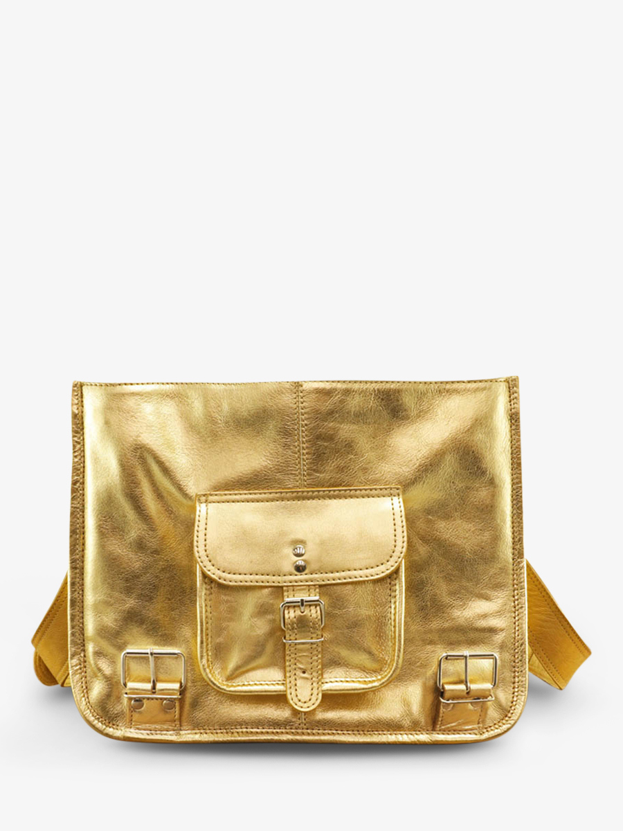 LeCartable M Dore porte document cuir A4 13 pouces Dore PAUL MARIUS