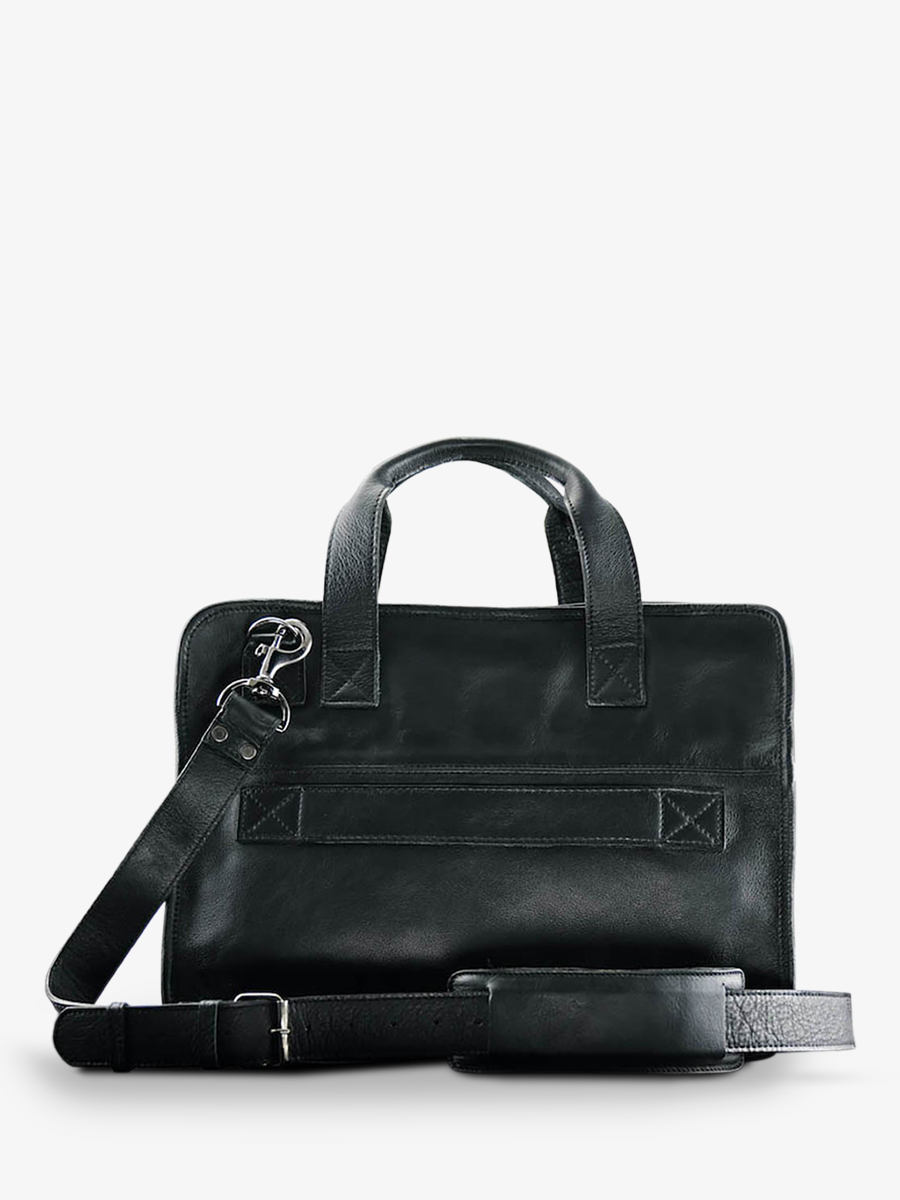 LeConquérant Noir - porte document cuir homme Noir