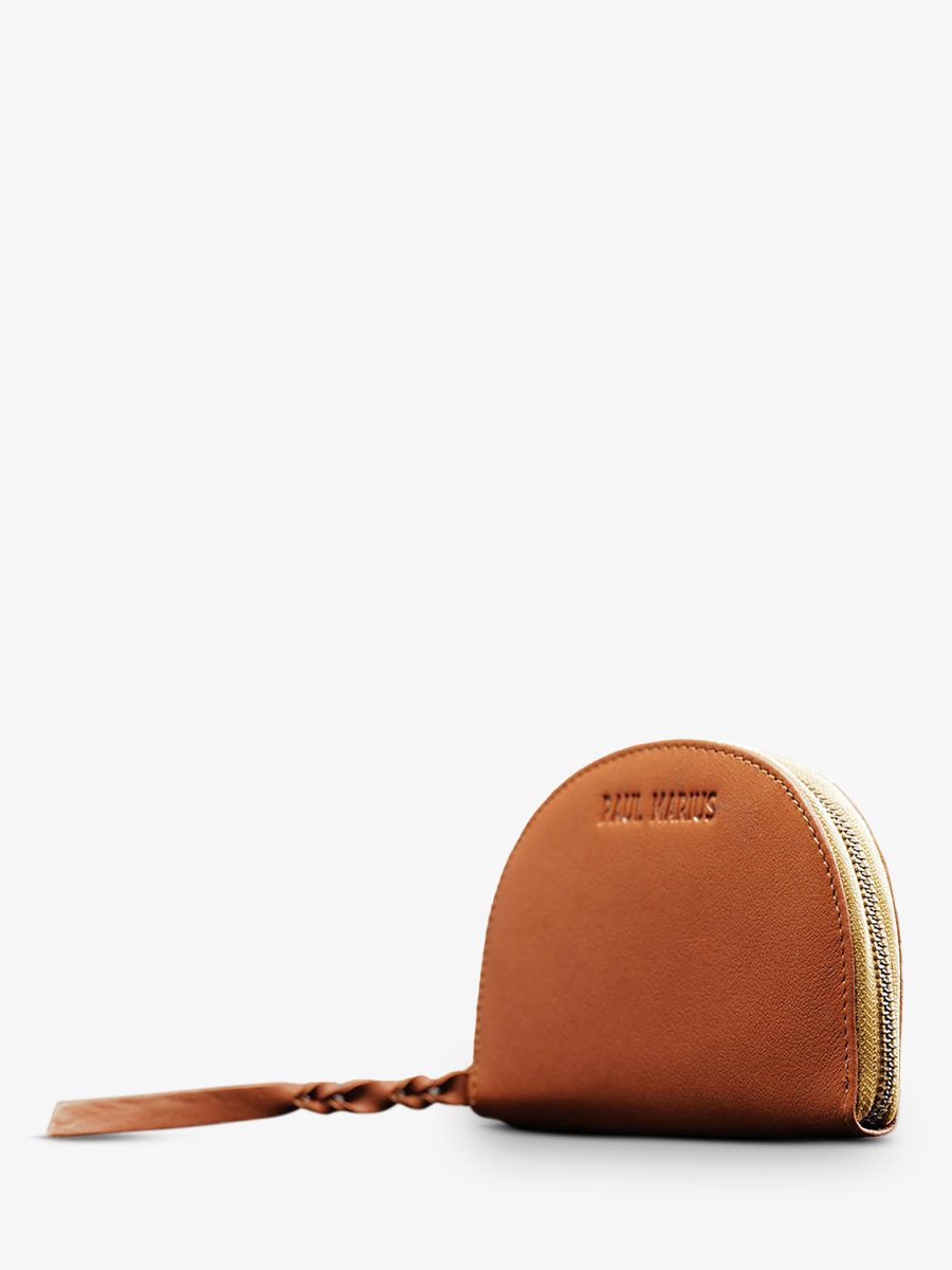LePortefeuille Manon Naturel portefeuille cuir femme Marron PAUL MARIUS